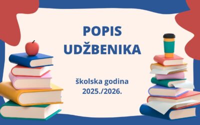 Popis udžbenika