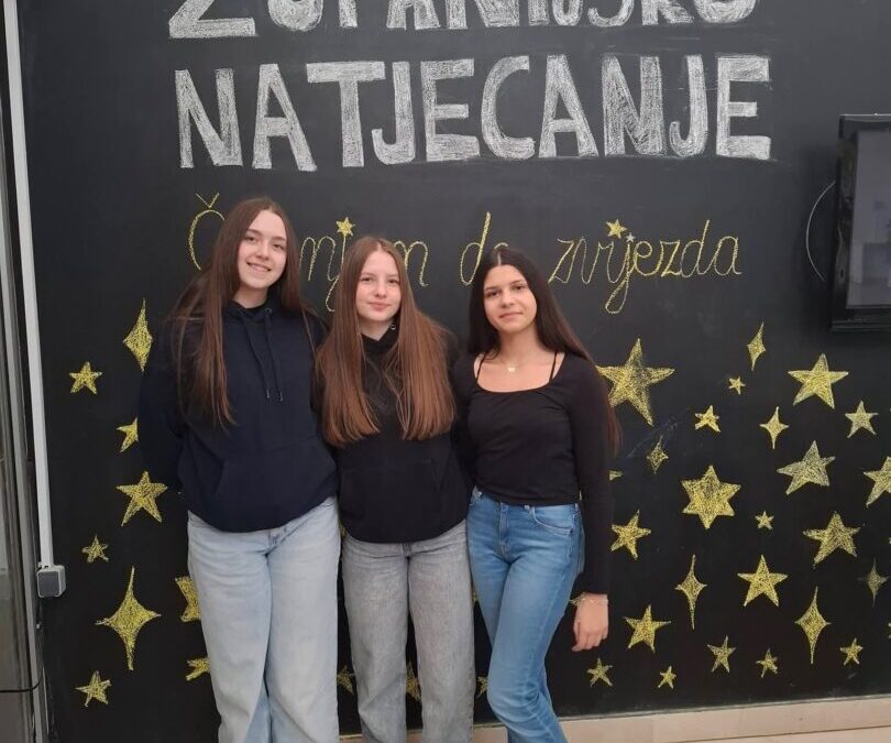 Čitanjem do zvijezda – županijske prvakinje