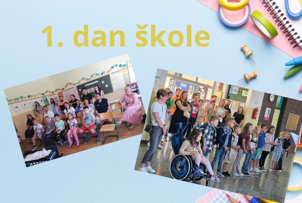 Prvi dan škole – dobro nam došli, prvašići!