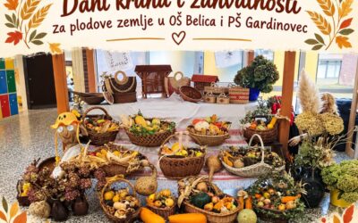 Dani kruha i zahvalnosti za plodove zemlje u OŠ Belica i PŠ Gardinovec